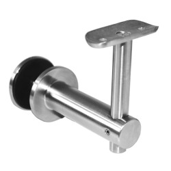 Držiak madla ø 42,4 mm pevný, brúsená nerez AISI 304 Držiak madla ø 42,4 mm pevný, brúsená nerez AISI 304